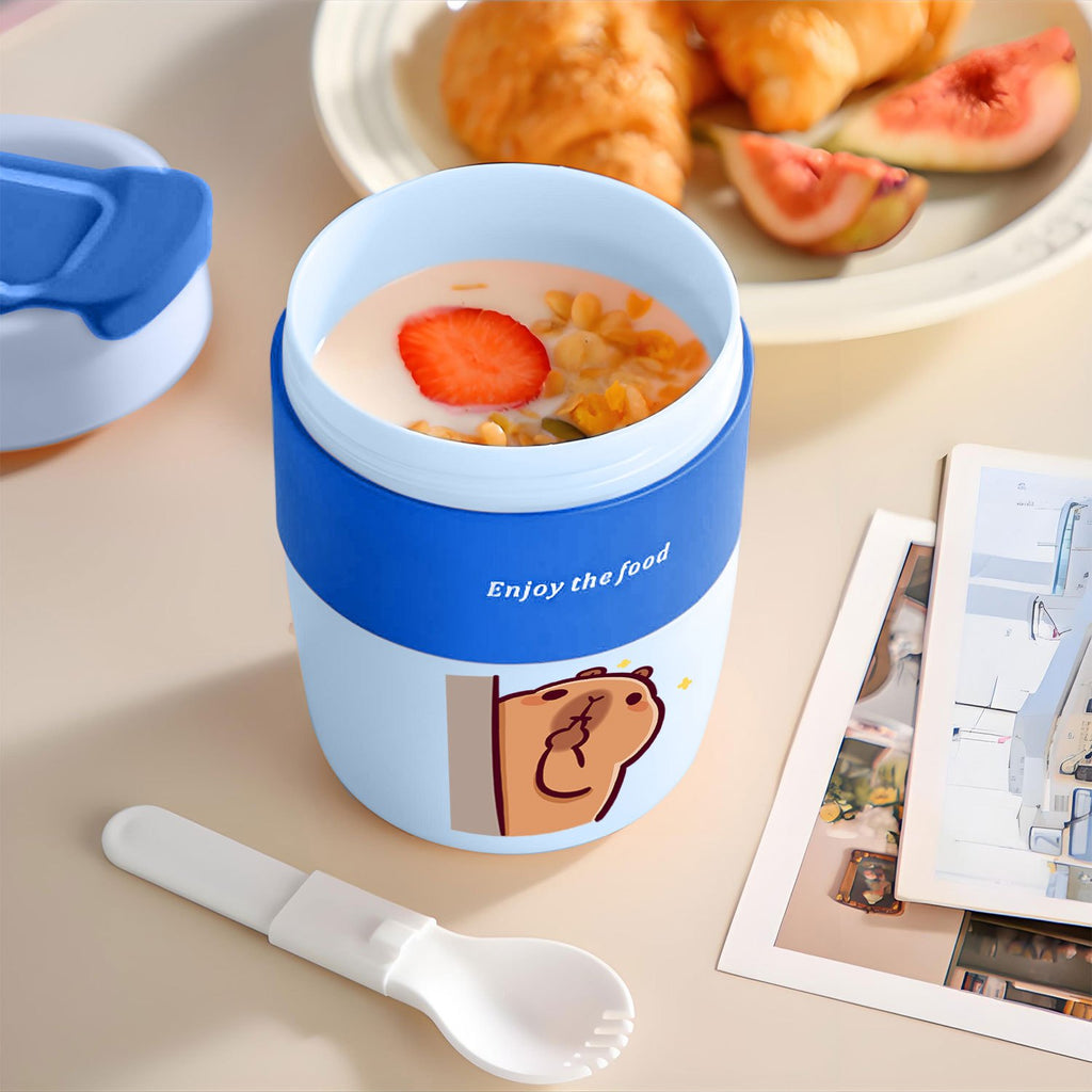 Capybara Water Bottle, Mug,, High-Value Tea Cup with Great Appearance, Large Capacity, Portable Travel Tumbler, Coffee Cup, Premium Water Bottle, Breakfast Cup, Milk Cup, Leak-Proof, Suitable for Car, Office, Camping, Home, Christmas