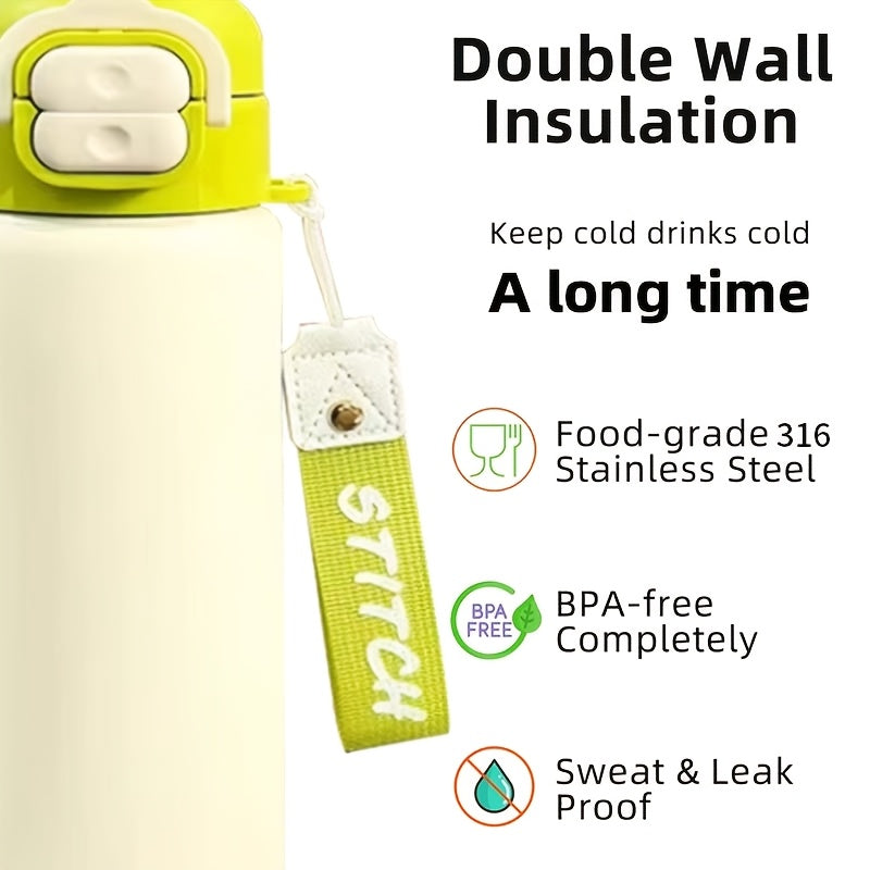 18oz Stainless Steel Cup, High Quality Insulated Mug, Solid Color Travel Tumbler, Double-Wall Vacuum Water Bottle, Reusable Insulated Mug, Straw Insulated Bottle, Perfect Gift for Valentine's Day Christmas Thanksgiving, Ideal for Outdoor Activities