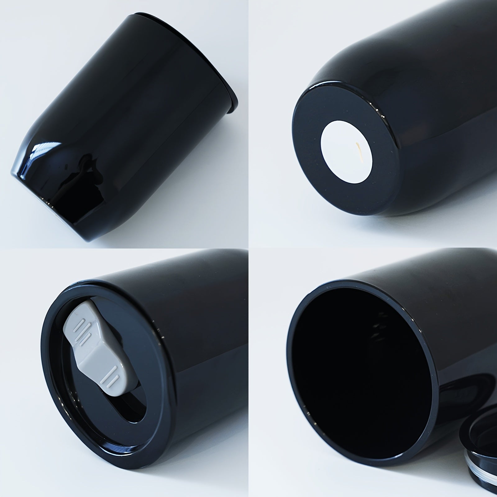 A Set of 1 Portable Water Cup, Coffee Cup, And Warm Water Cup, Featuring a Colorful Design of Four Cats on a Plastic Egg Shell Cup with a Lid, Leak-Proof, Suitable for Travel, Office, Gifts for Girlfriend, Boyfriend, Friends, Company Rewards