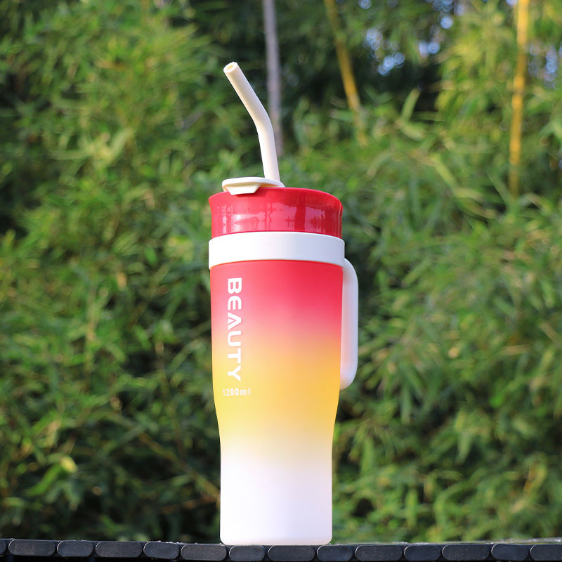 Multi-color Car Cup Ice Master Plastic Water Cup, a Large-capacity Cup Suitable for Sports and Outdoor Use, for Both Men and Women