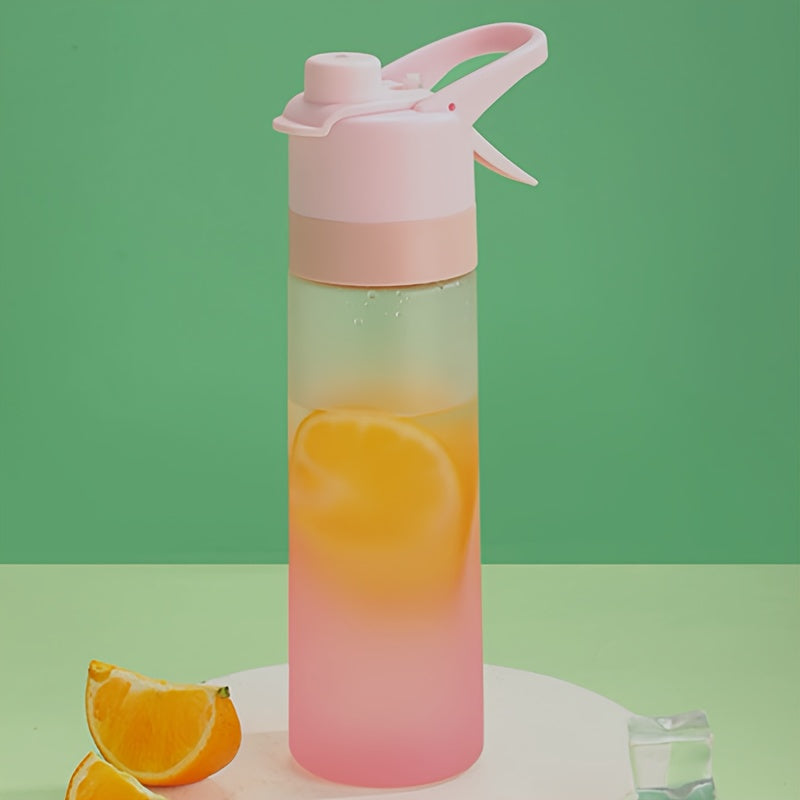 (Customized) Personalized 1pc Plastic Water Cup. Multi-color, Sleek Design, Large Capacity. Suitable for Outdoor Sports and Hiking. Size: 10.62in X 2.95in. PC Material, No Power Supply Required.