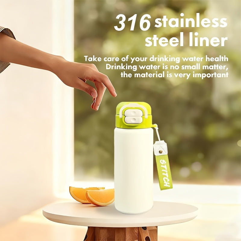 18oz Stainless Steel Cup, High Quality Insulated Mug, Solid Color Travel Tumbler, Double-Wall Vacuum Water Bottle, Reusable Insulated Mug, Straw Insulated Bottle, Perfect Gift for Valentine's Day Christmas Thanksgiving, Ideal for Outdoor Activities